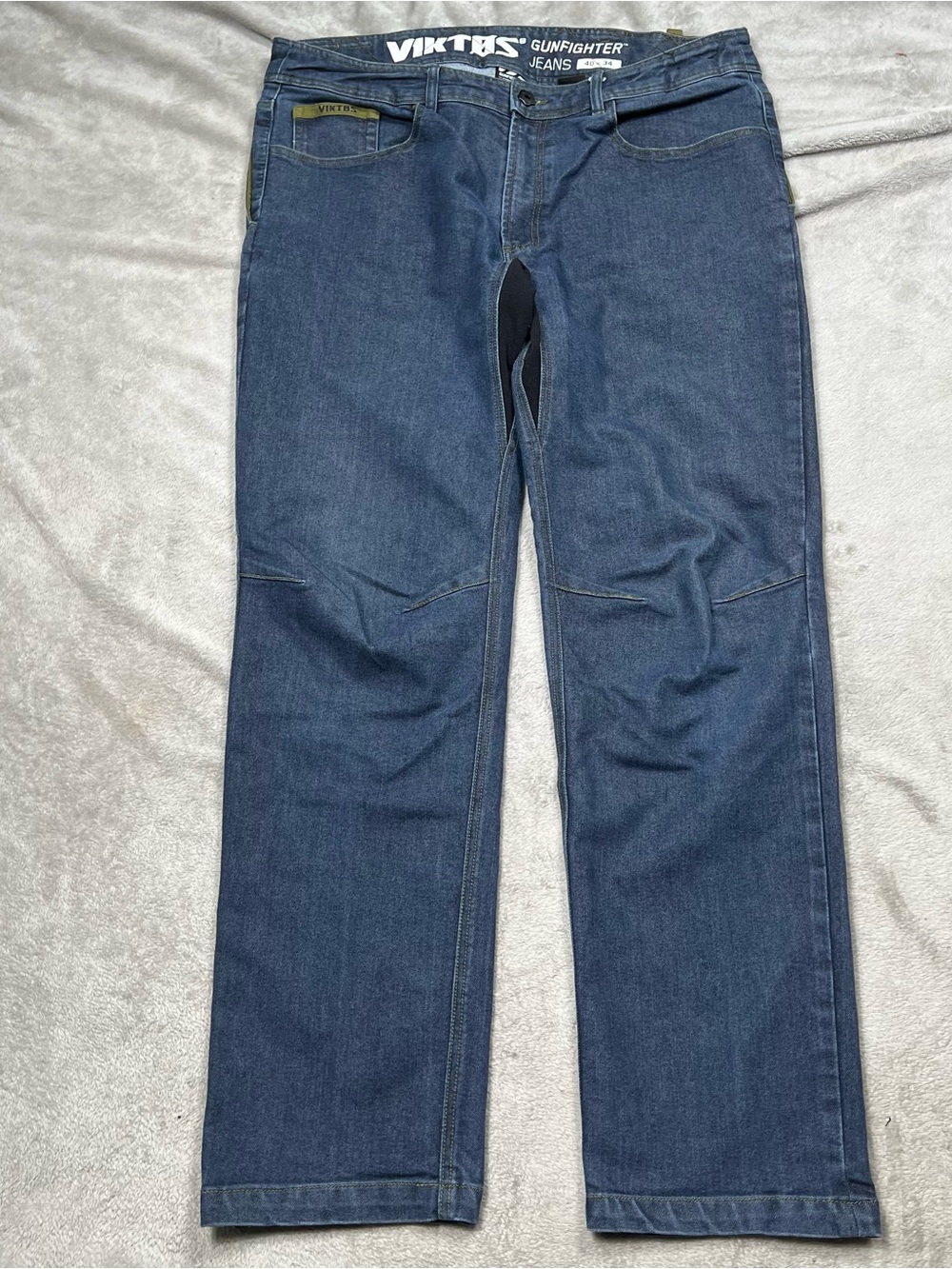 Viktos Gunfighter Jeans Mens 40x34 Blue Tactical Denim Training Workwear